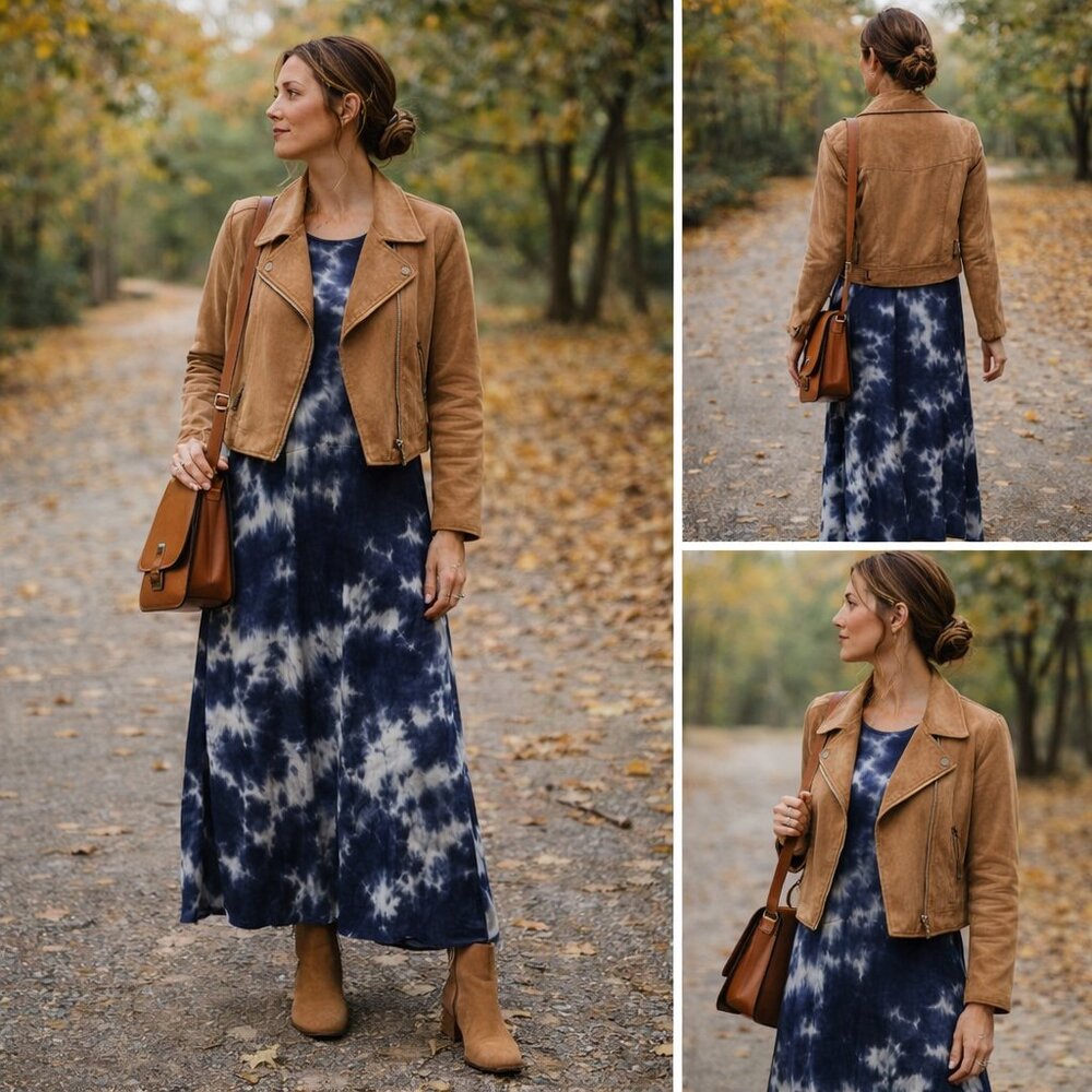 Natural Life Tie-Dye Maxi Dress